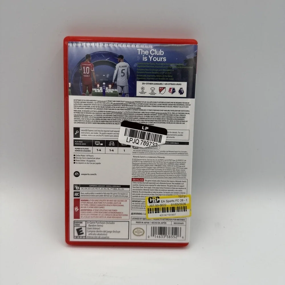 EA Sports FC 26 (Nintendo Switch 2, 2025) Wata